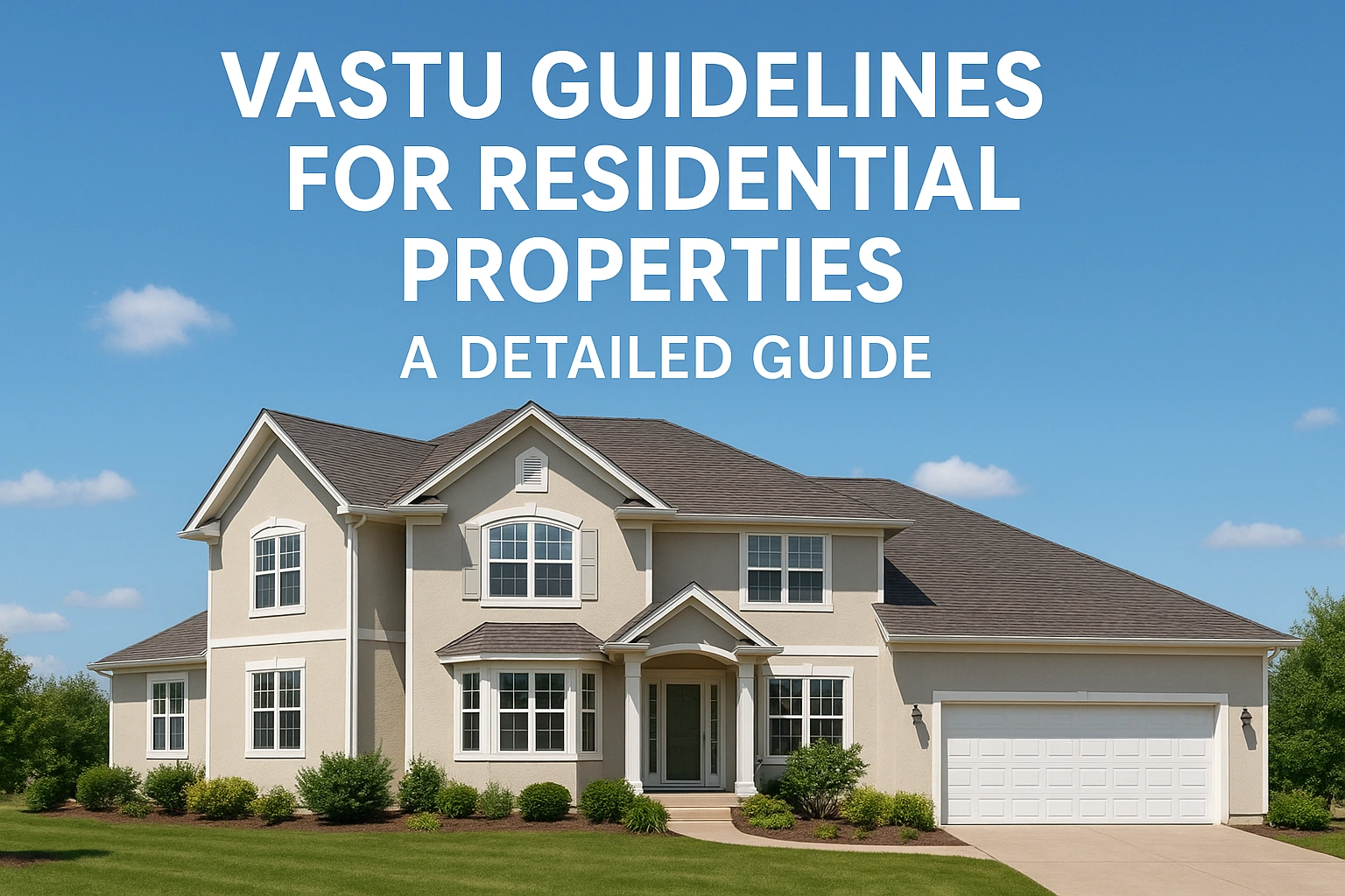 Vastu Guidelines for Residential Properties - A Detailed Guide
