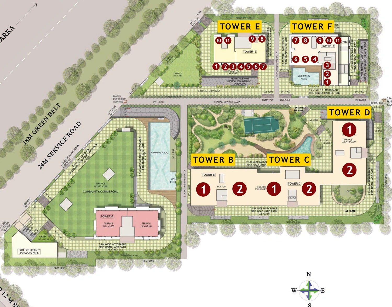 Delphine Central Park Estates