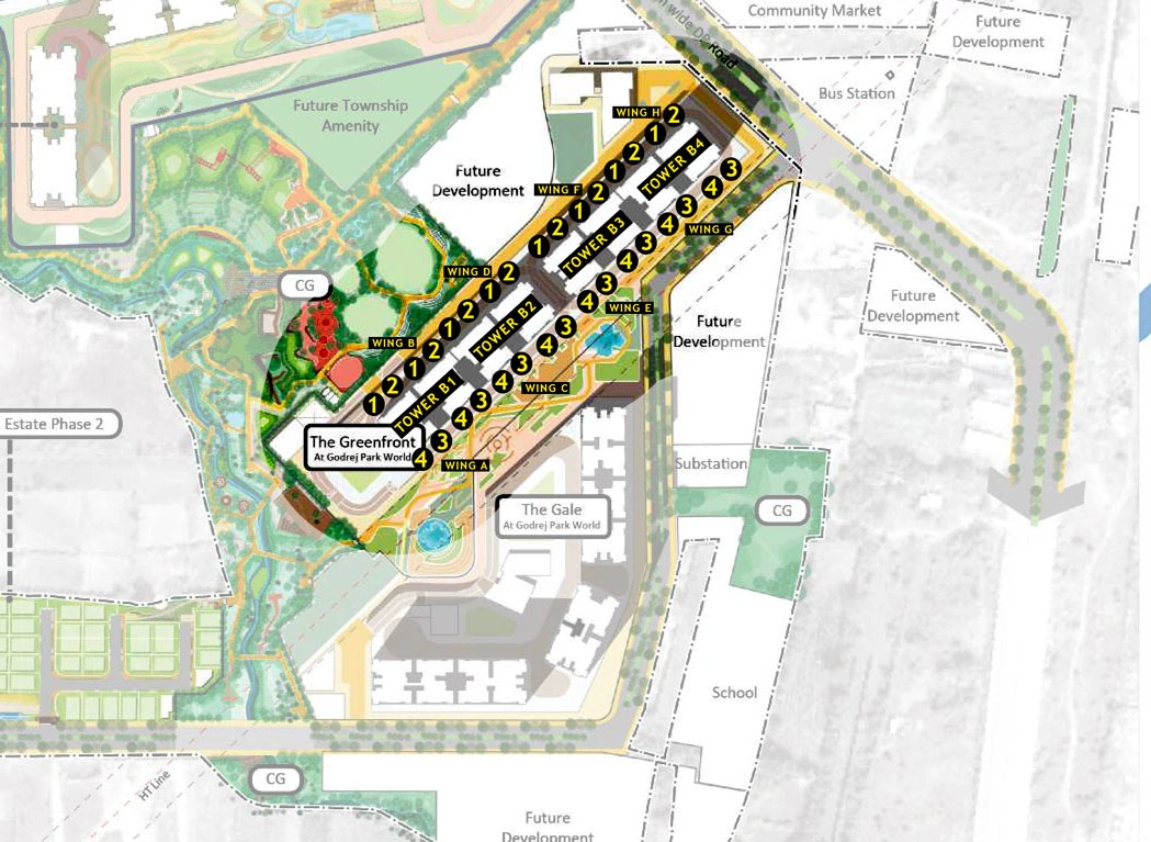 The Greenfront At Godrej Park World
